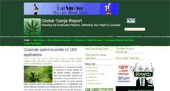 Desktop Screenshot of globalganjareport.com